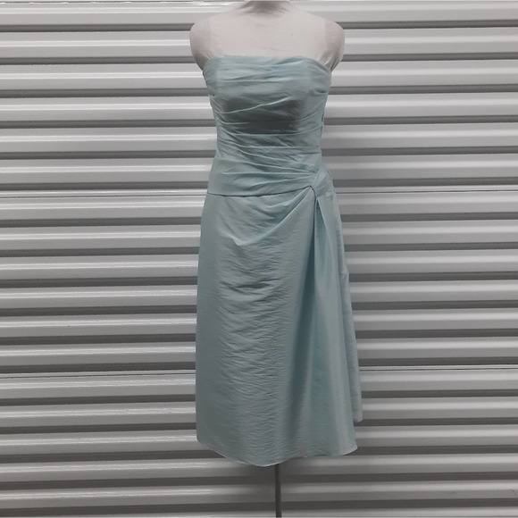 B2 Dress Womens Size 8 Faux Wrap Strapless Party - Picture 1 of 7